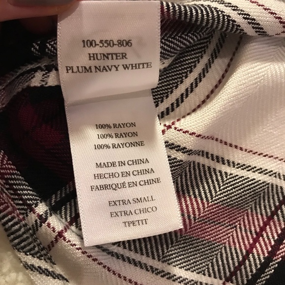 NWT NEIMAN MARCUS RAILS Plaid Button-Down - Picture 6 of 7